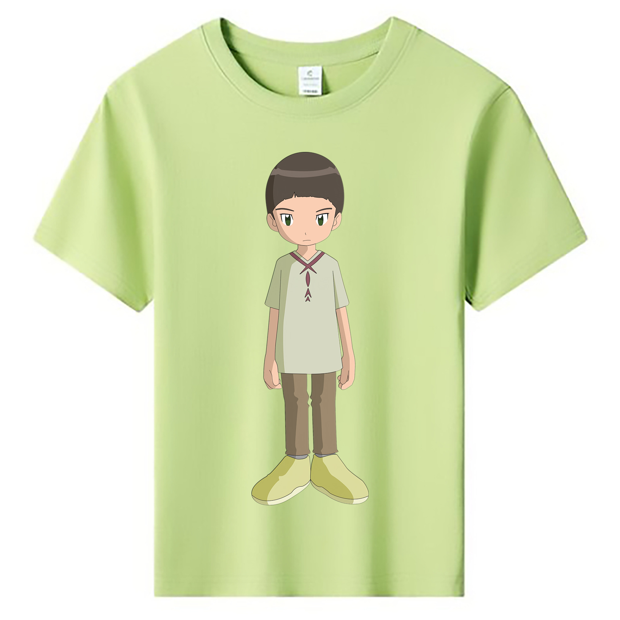 （画像用） Digimon デジタルモンスター/デジモン 綿100％キッズTシャツ（フロントプリント）